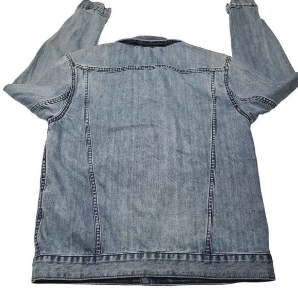 Vintage Calvin Klein Women's Size Medium Wash Jean Denim Jacket Y2k - Picture 6 of 8